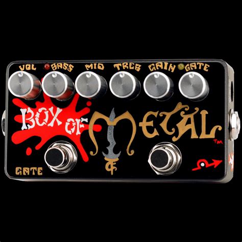 zvex box of metal hand painted|ZVEX Effects Box of Metal (Hand Painted) .